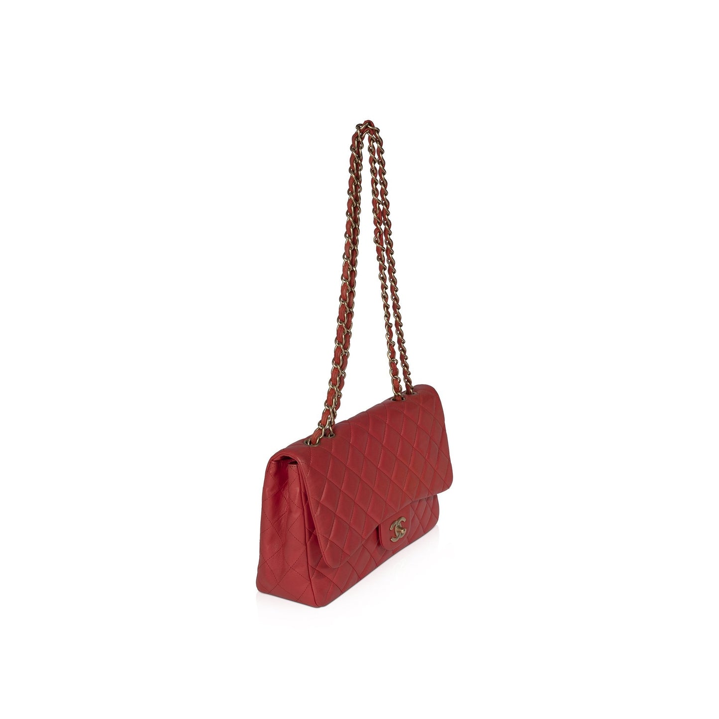 Chanel Lambskin Classic Jumbo Single Flap Bag