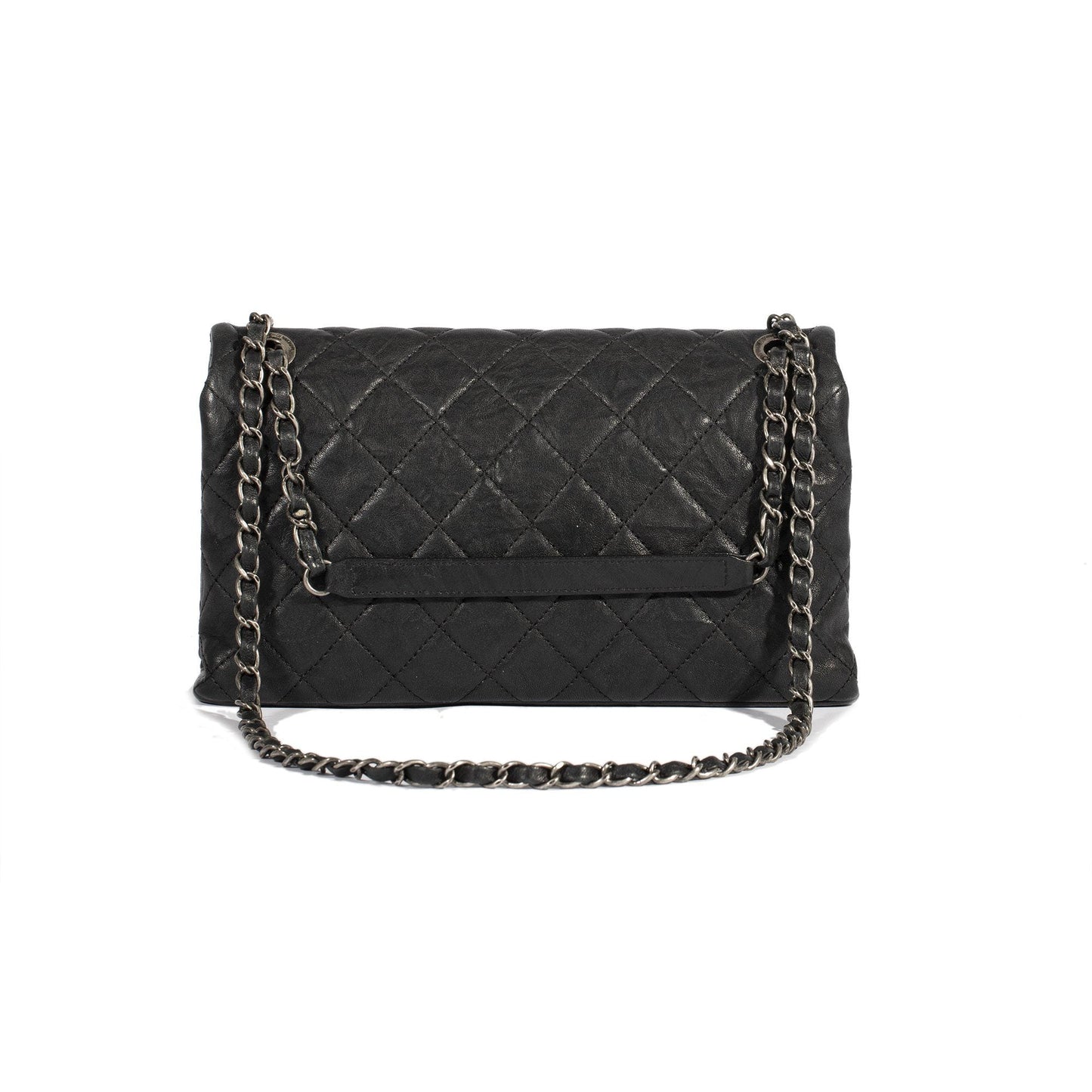Chanel Limited Edition Medium Aged Calfskin CC Single Flap Bag