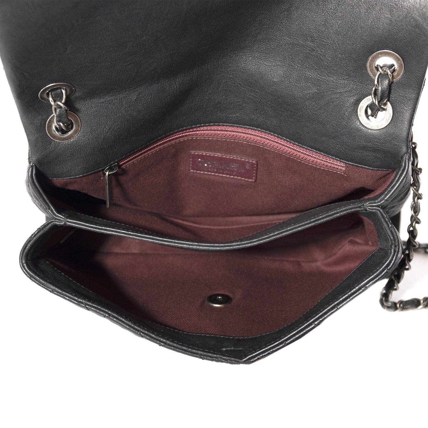 Chanel Limited Edition Medium Aged Calfskin CC Single Flap Bag