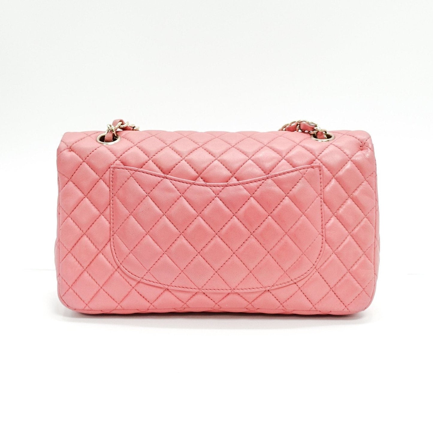 Chanel Pink Quilted Lambskin Leather Valentine Flap Bag