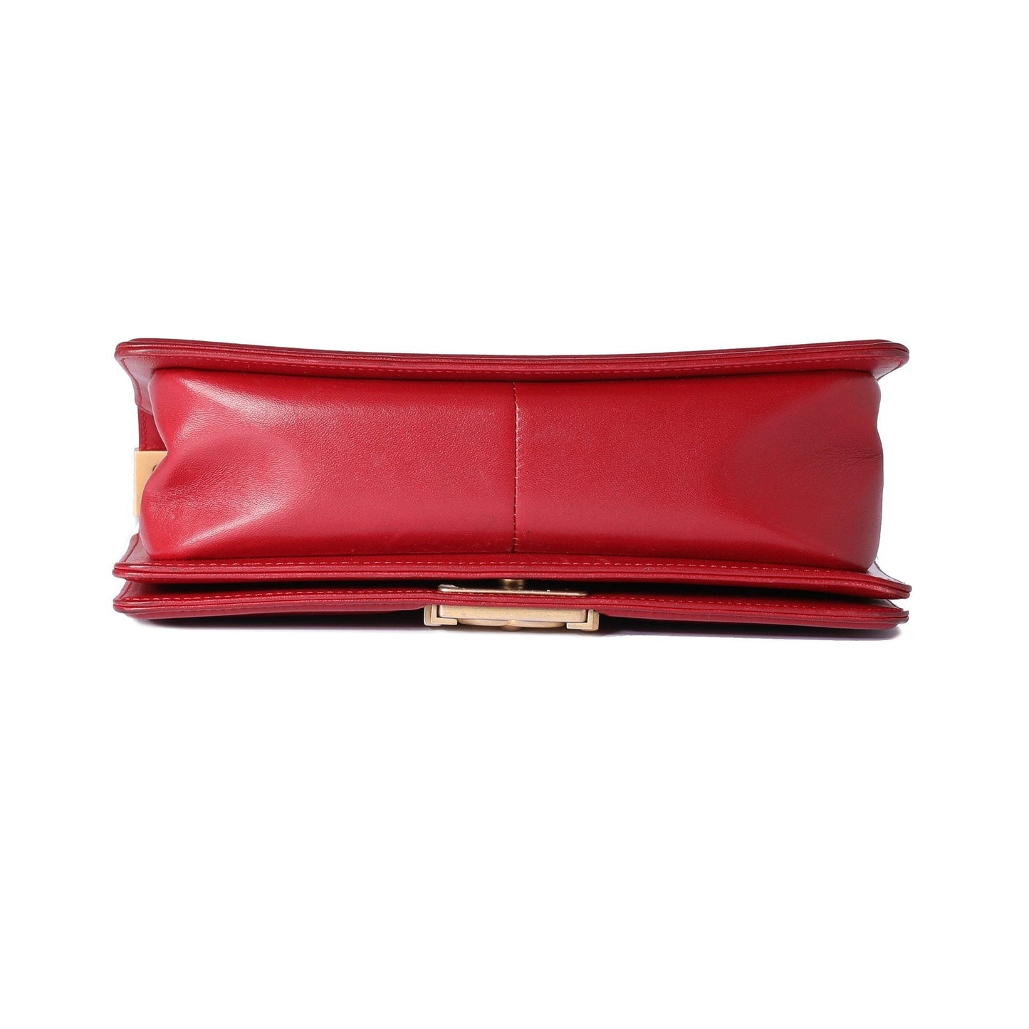 Chanel Red Medium Boy Bag