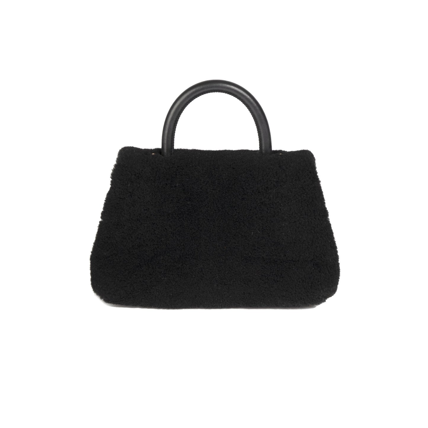 Chanel Shearling Small Coco Handle Bag