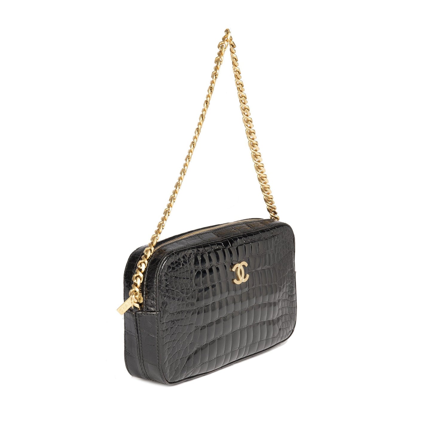 Chanel Vintage Crocodile Camera Bag