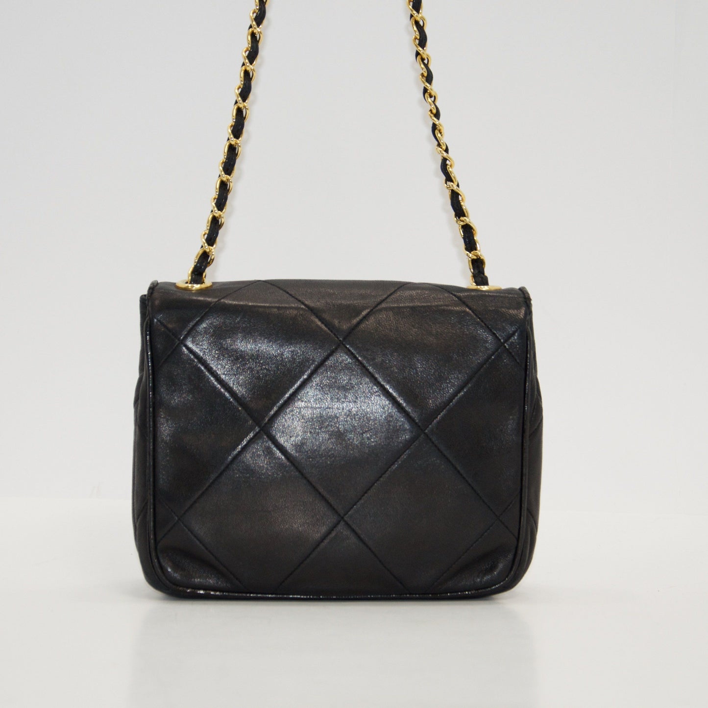 Chanel Vintage Mini Camellia Cross Body Bag