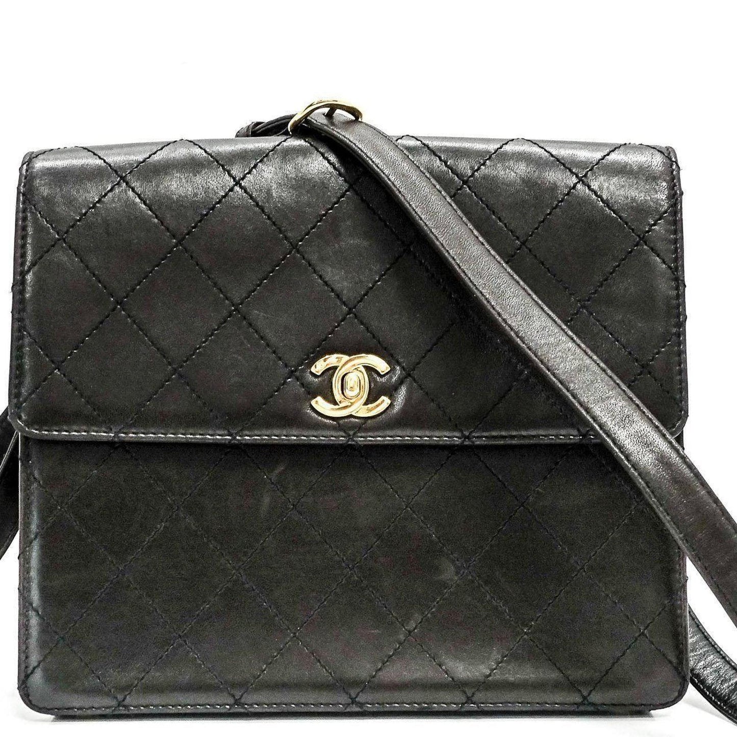 Chanel Vintage Single Flap Crossbody Bag