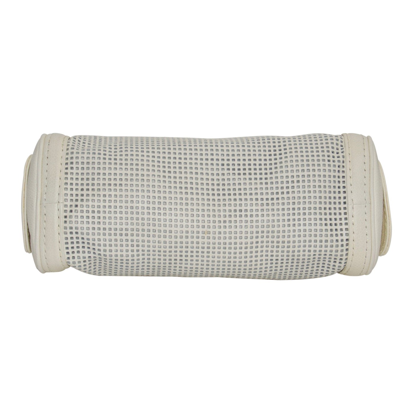 Chanel White Perforated Leather Shoulder Chain Bag