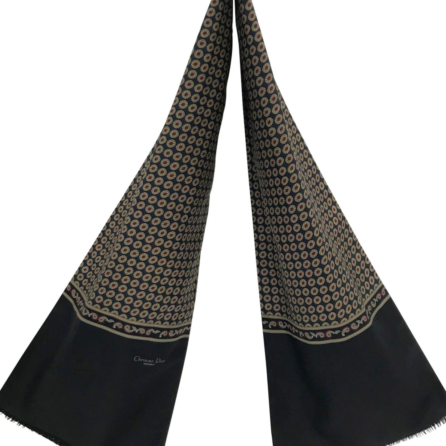 Christian Dior Silk & Wool Scarf