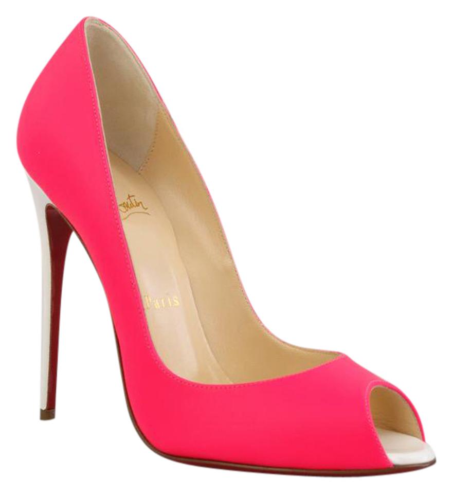 CHRISTIAN LOUBOUTIN PINK YOUPI 120 SIZE 39