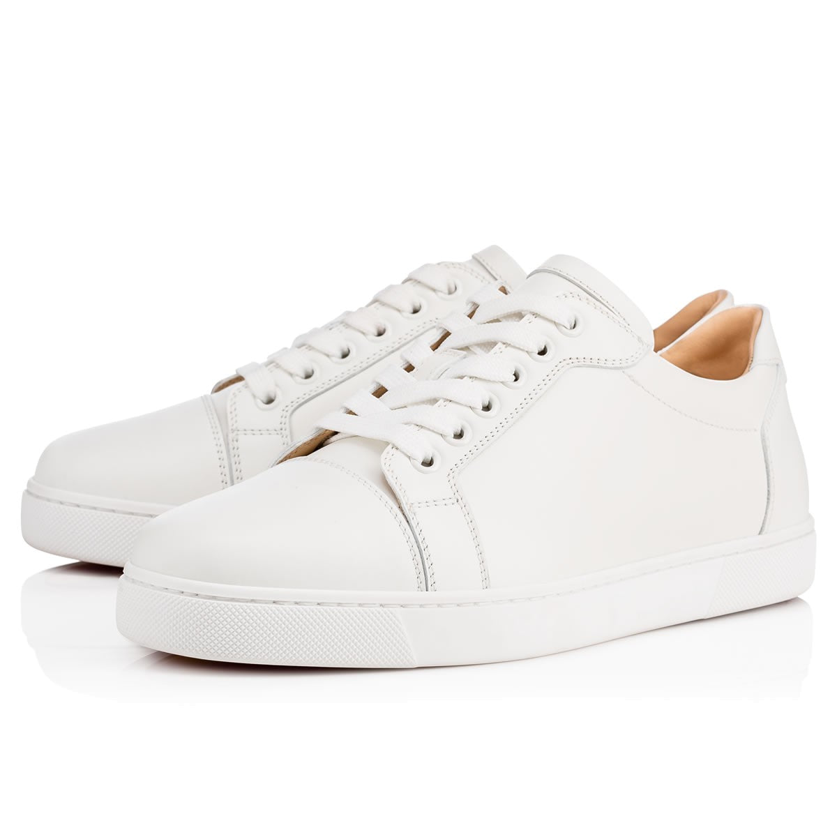 CHRISTIAN LOUBOUTIN VIEIRA FLAT CALF SNEAKERS SIZE 41