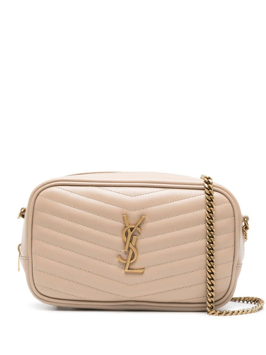 Luxury Saint Laurent Trending 2025 Women's Lou Mini Bag in Dkbeige | 748849DV707