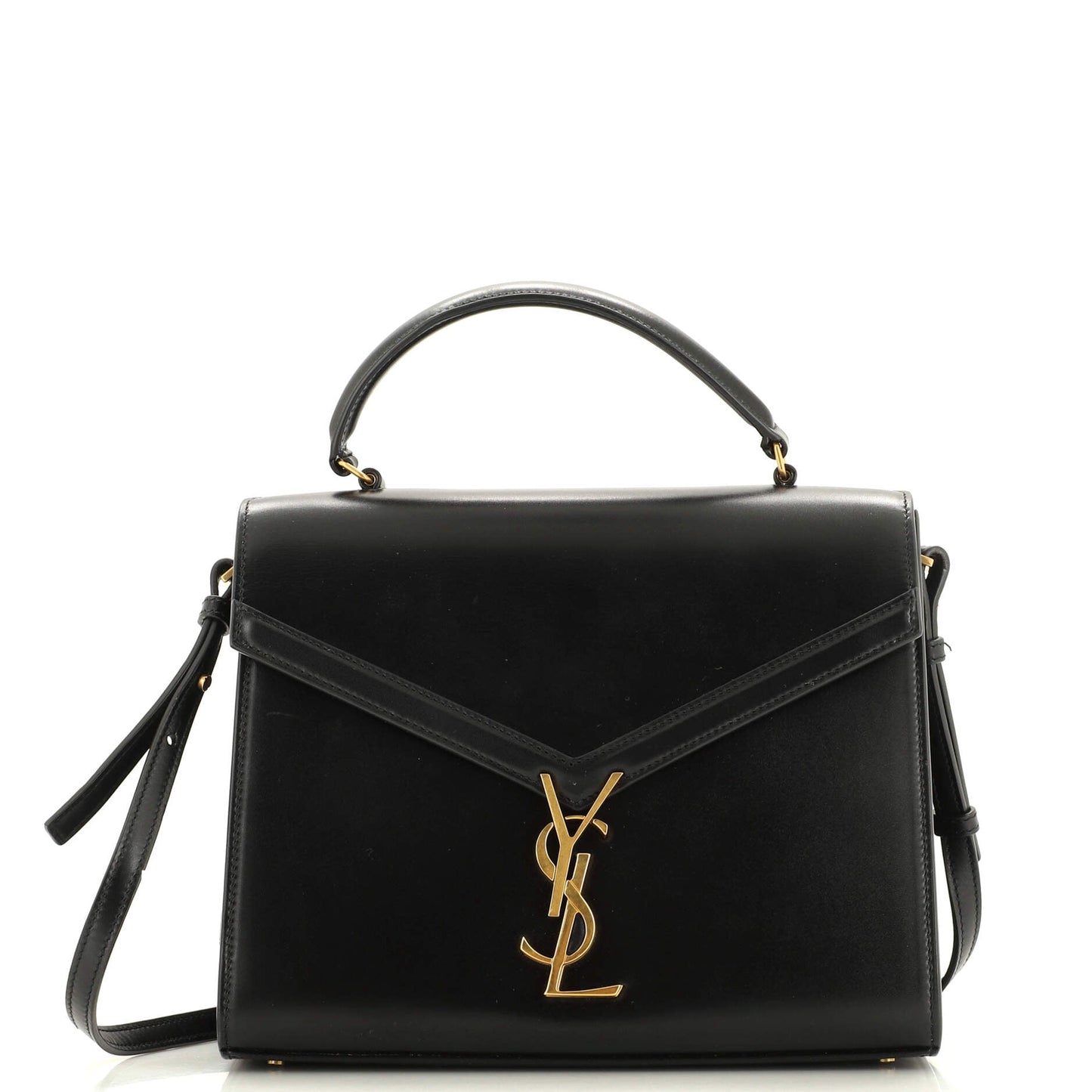 Luxury Saint Laurent Trending 2025 Cassandra Top Handle Bag Leather Medium