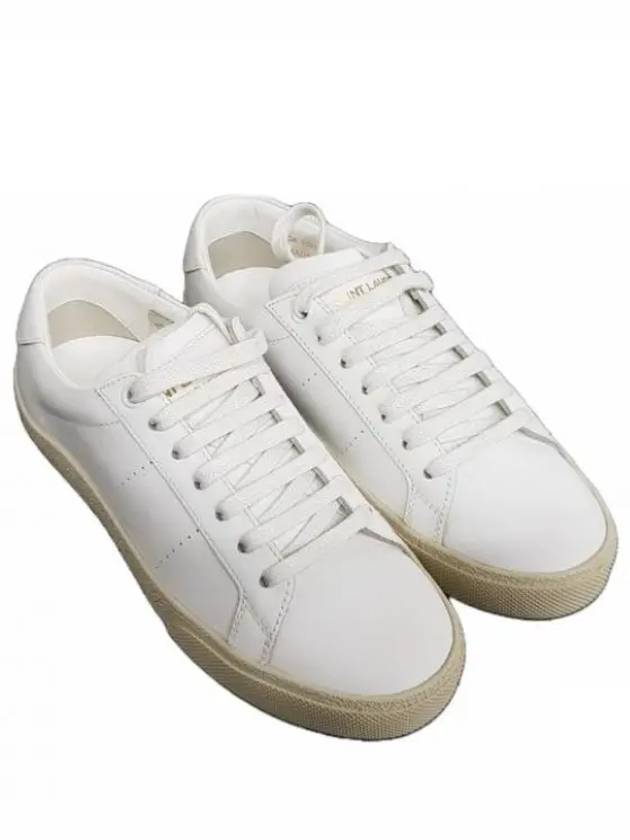 Luxury Saint Laurent Trending 2025 Classic Leather Low Top Sneakers White