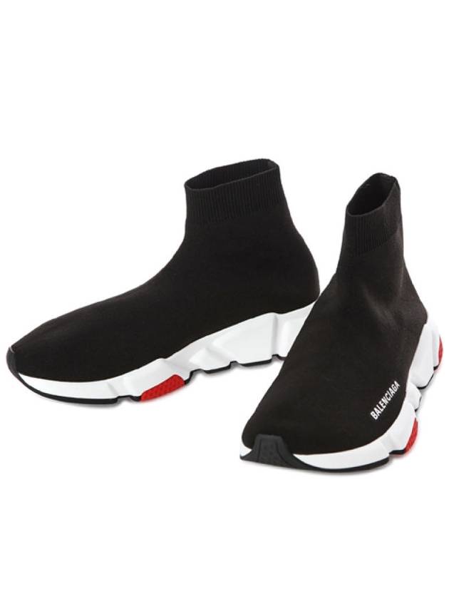 Luxury Balenciaga Trending 2025 Speed Runner High Top Sneakers Red Black