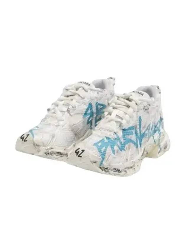 Luxury Balenciaga Trending 2025 Runner Graffiti Low Top Sneakers White