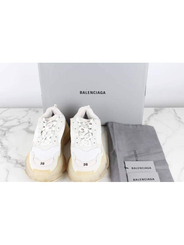 Luxury Balenciaga Trending 2025 Triple S clear sole sneakers 38 250