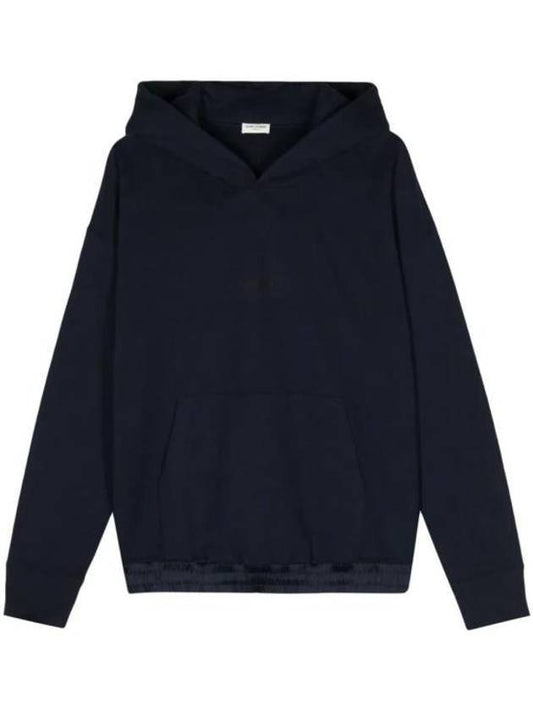 Luxury Saint Laurent Trending 2025 24 ss BIOLOGIC Cotton Sweatshirt WITH Embroid Logo 773358Y36SW4140 B0651012468