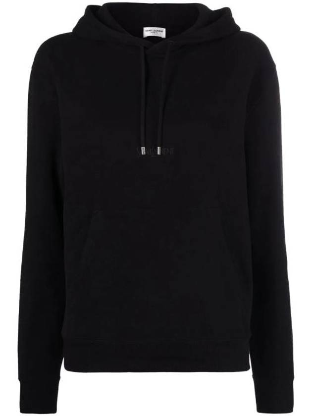 Luxury Saint Laurent Trending 2025 Logo Hoodie Black