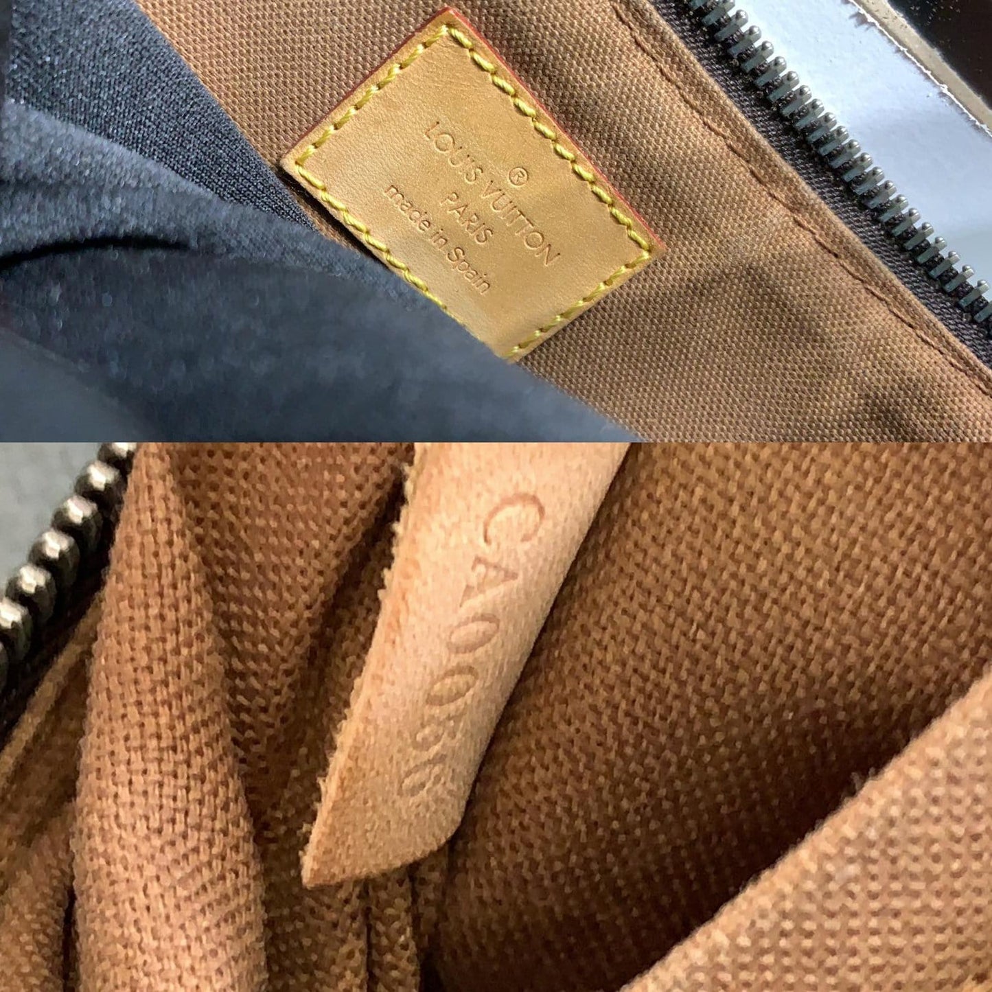 LOUIS VUITTON Tulum GM Monogram Canvas Shoulder Bag Brown