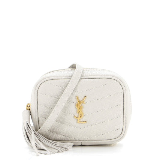Luxury Saint Laurent Trending 2025 Lou Camera Bag Matelasse Chevron Leather Baby