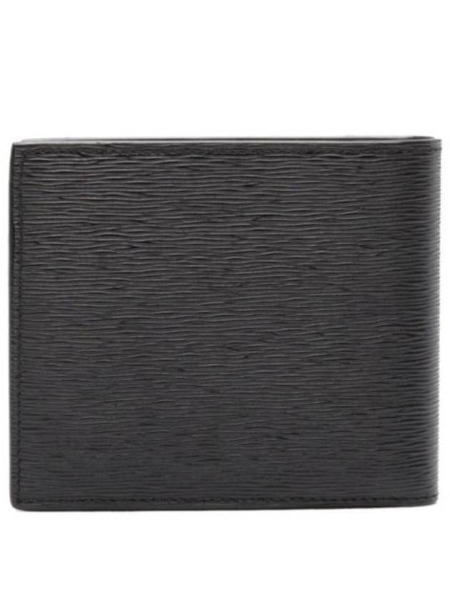 Luxury Saint Laurent Trending 2025 East West Leather Half Wallet Black