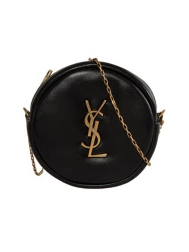 Luxury Saint Laurent Trending 2025 Round Pillow Cross Bag Black