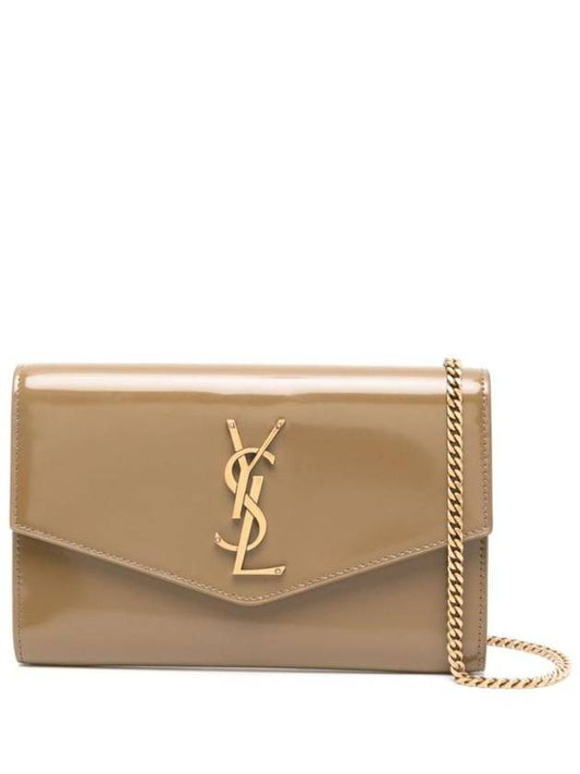 Luxury Saint Laurent Trending 2025 Uptown chain shoulder bag cardamom seed