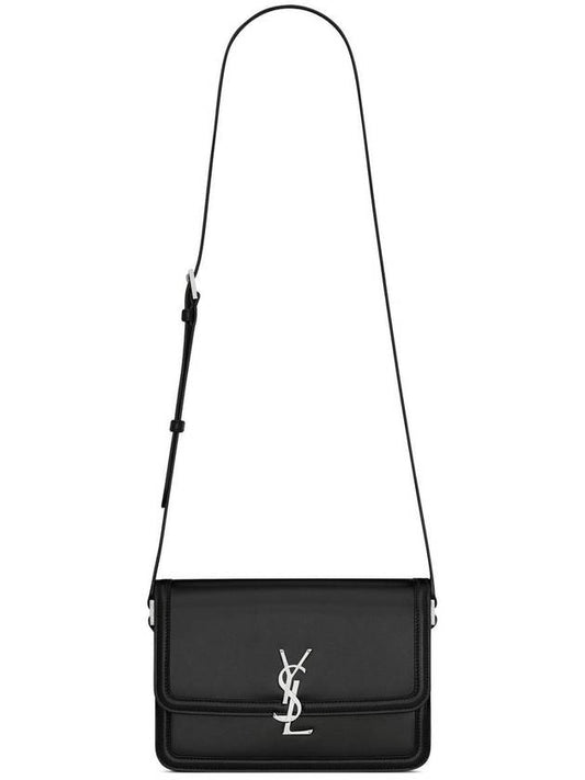 Luxury Saint Laurent Trending 2025 Men's Solferino Medium Satchel Cross Bag Black
