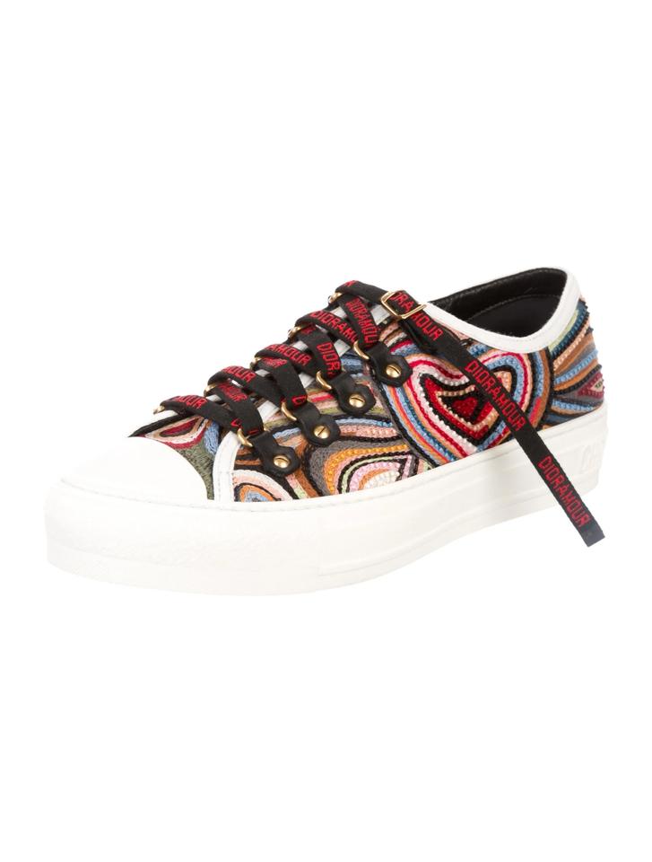 Dior Multicolor Walk'n'Dior Dioramour Psychedelic Sneakers