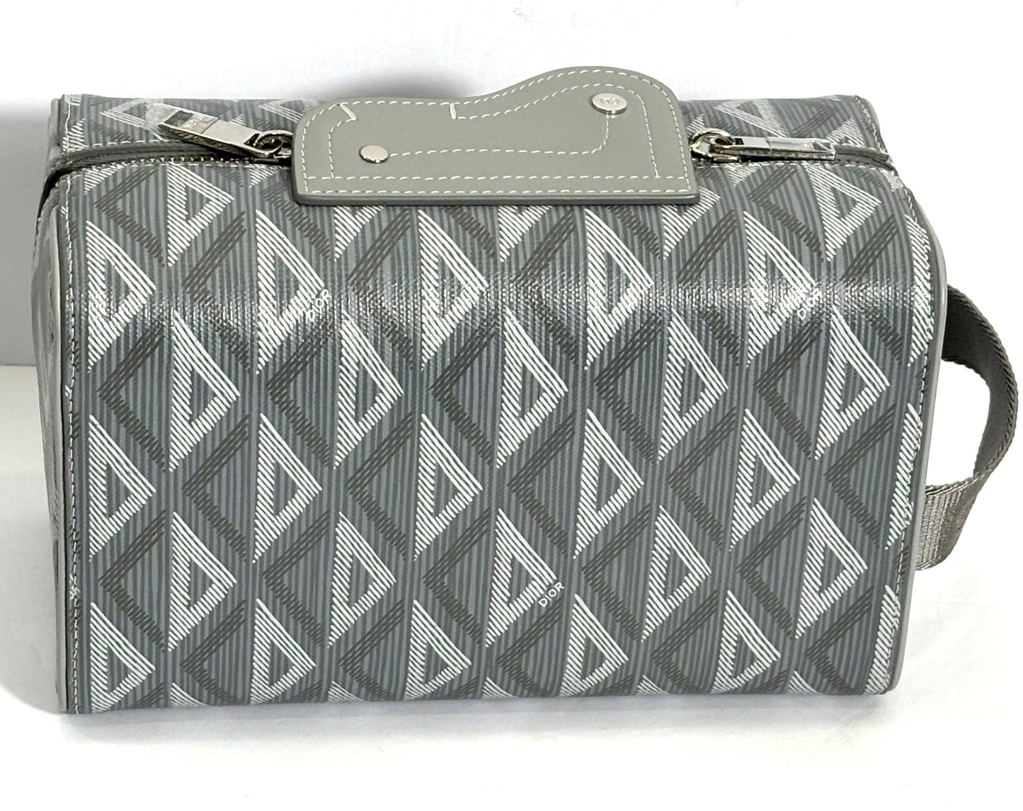 DIOR COATED CANVAS CD DIAMOND LINGOT TOLIETRY POUCH
