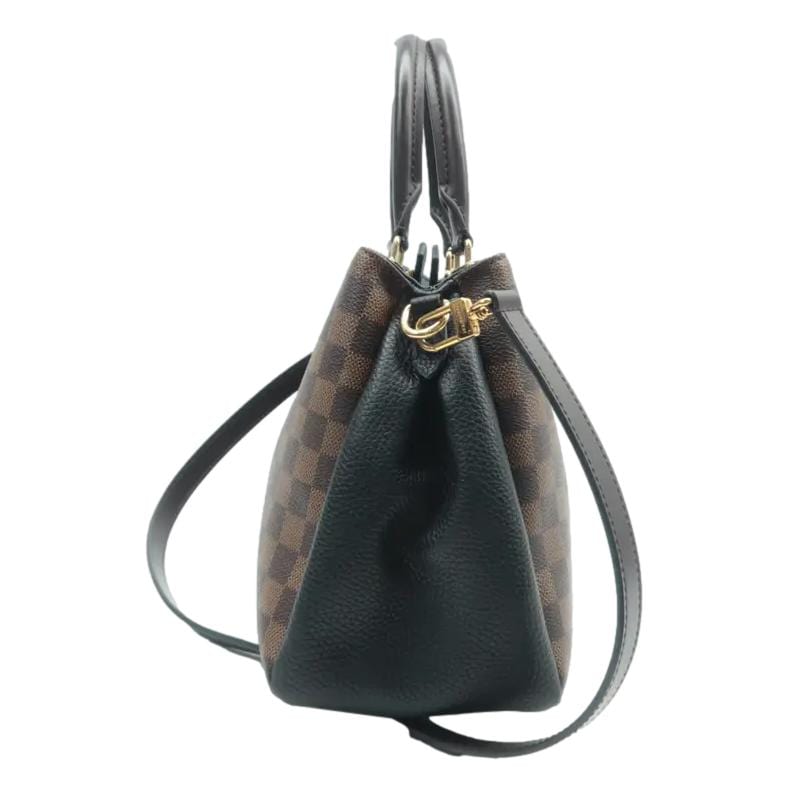 LOUIS VUITTON Brittany Damier Ebene Shoulder Bag Brown