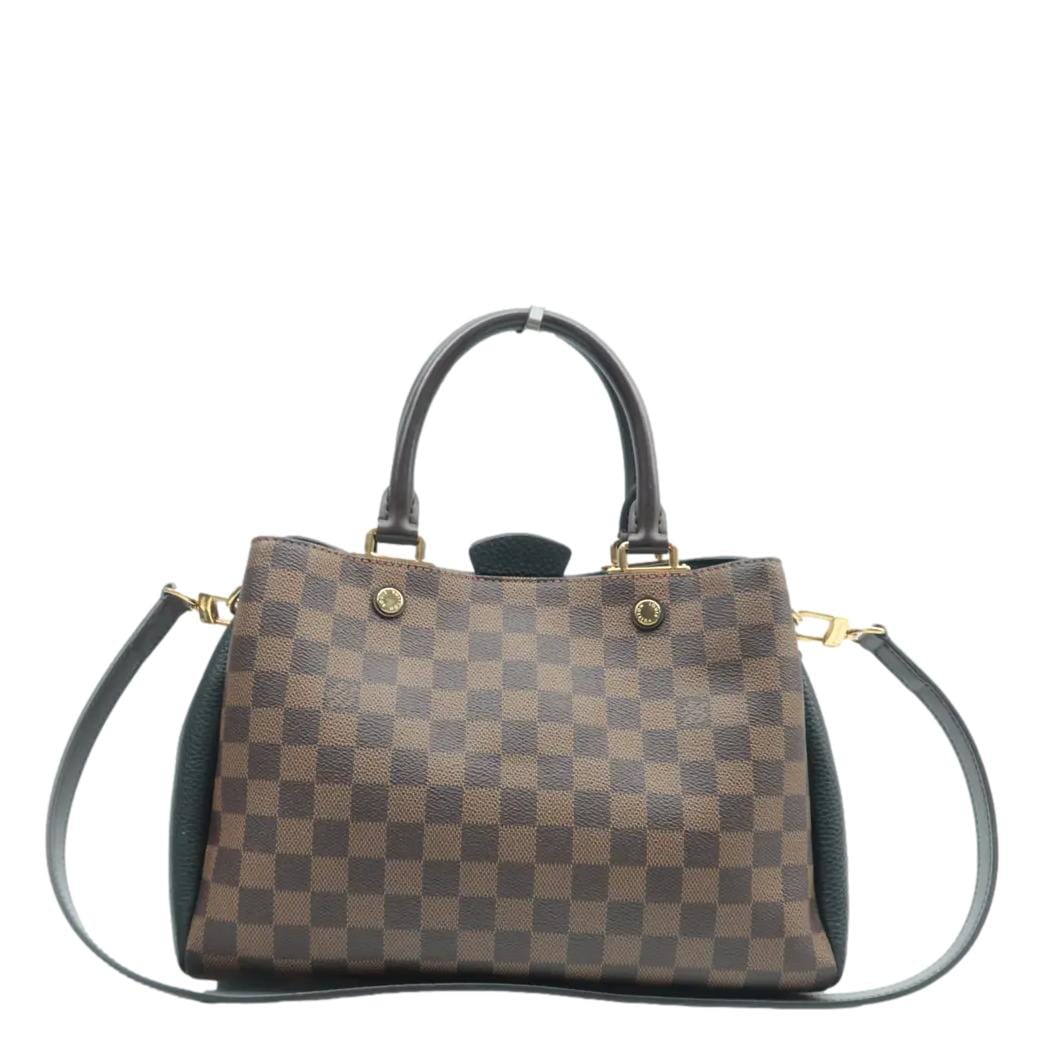 LOUIS VUITTON Brittany Damier Ebene Shoulder Bag Brown