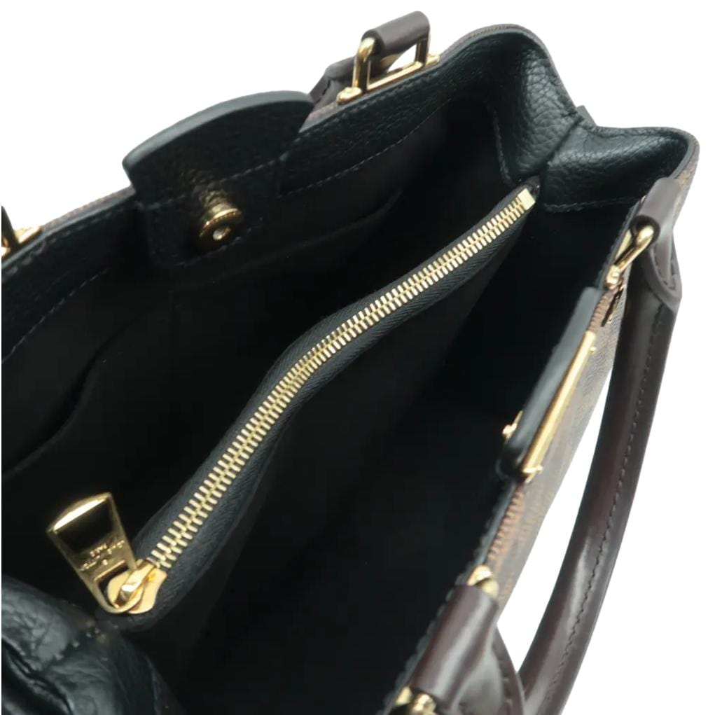 LOUIS VUITTON Brittany Damier Ebene Shoulder Bag Brown
