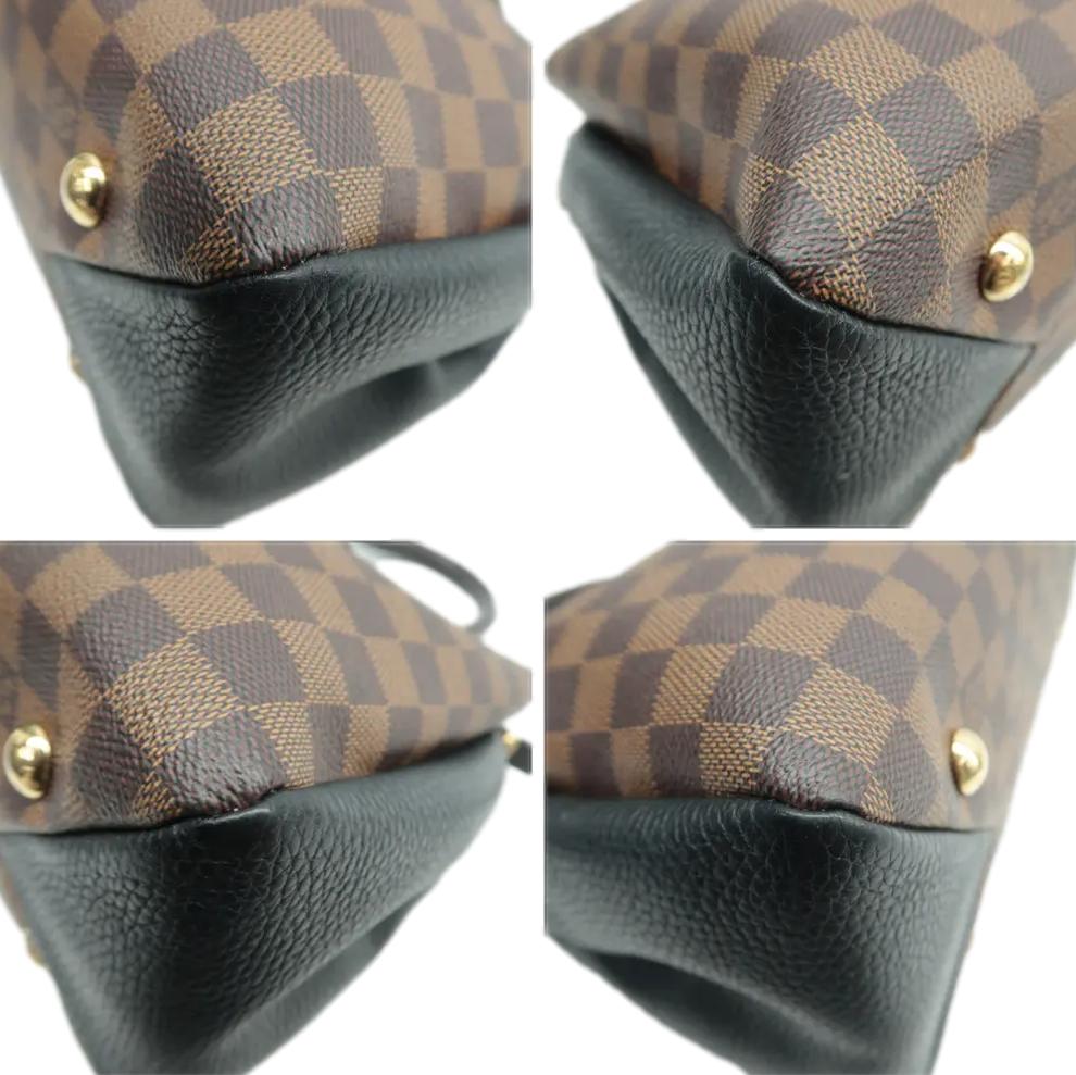 LOUIS VUITTON Brittany Damier Ebene Shoulder Bag Brown