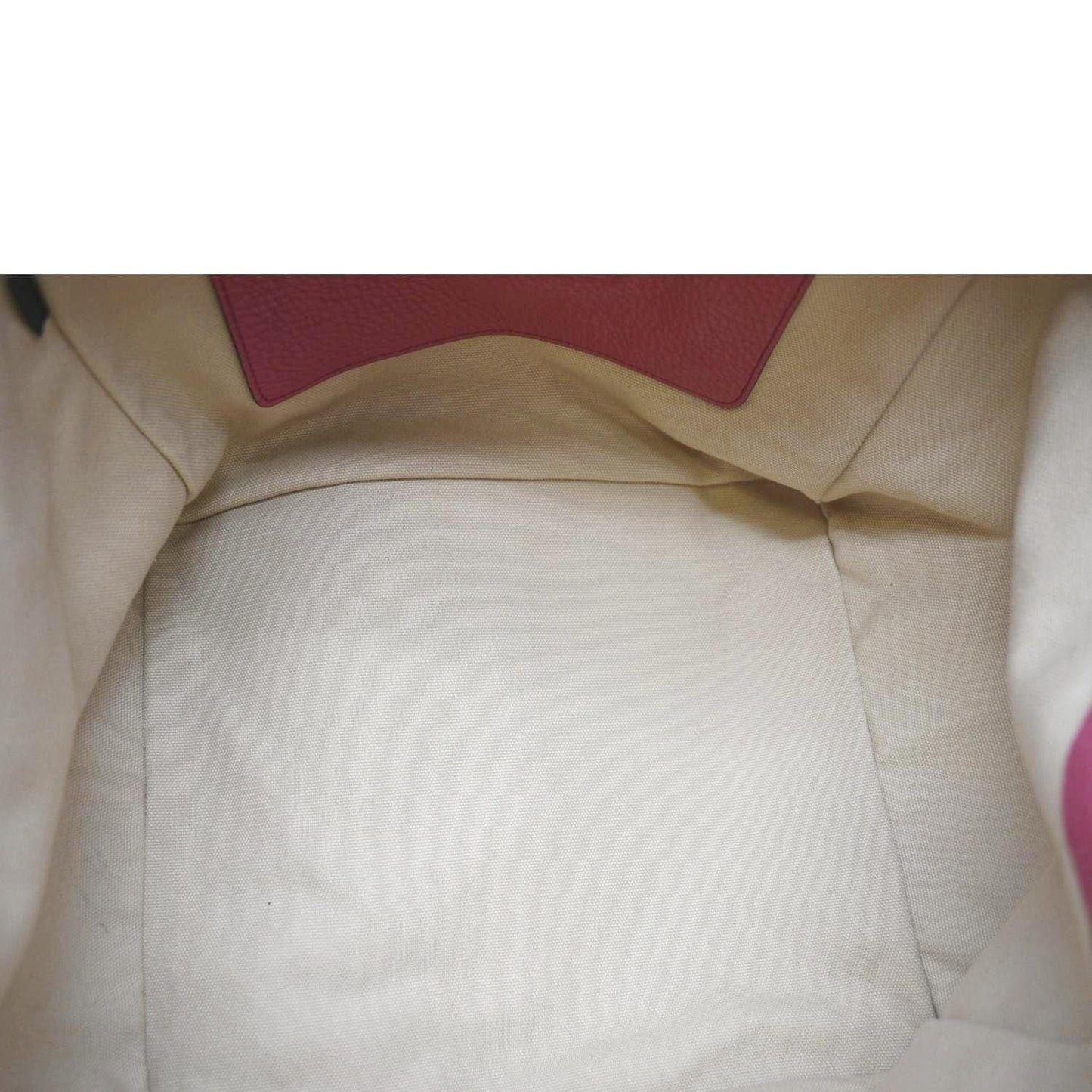 PRADA Vitello Daino Leather Shopper Tote Bag Pink
