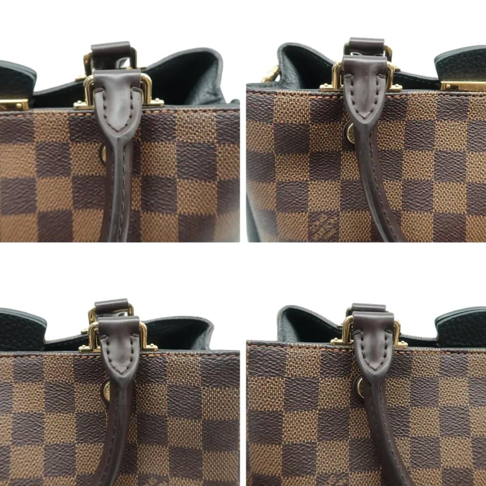 LOUIS VUITTON Brittany Damier Ebene Shoulder Bag Brown