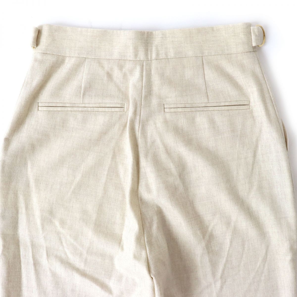 FENDI Pants Main: 90% wool, Main: 8% cashmere, Main: 2% polyurethane light beige Women 38