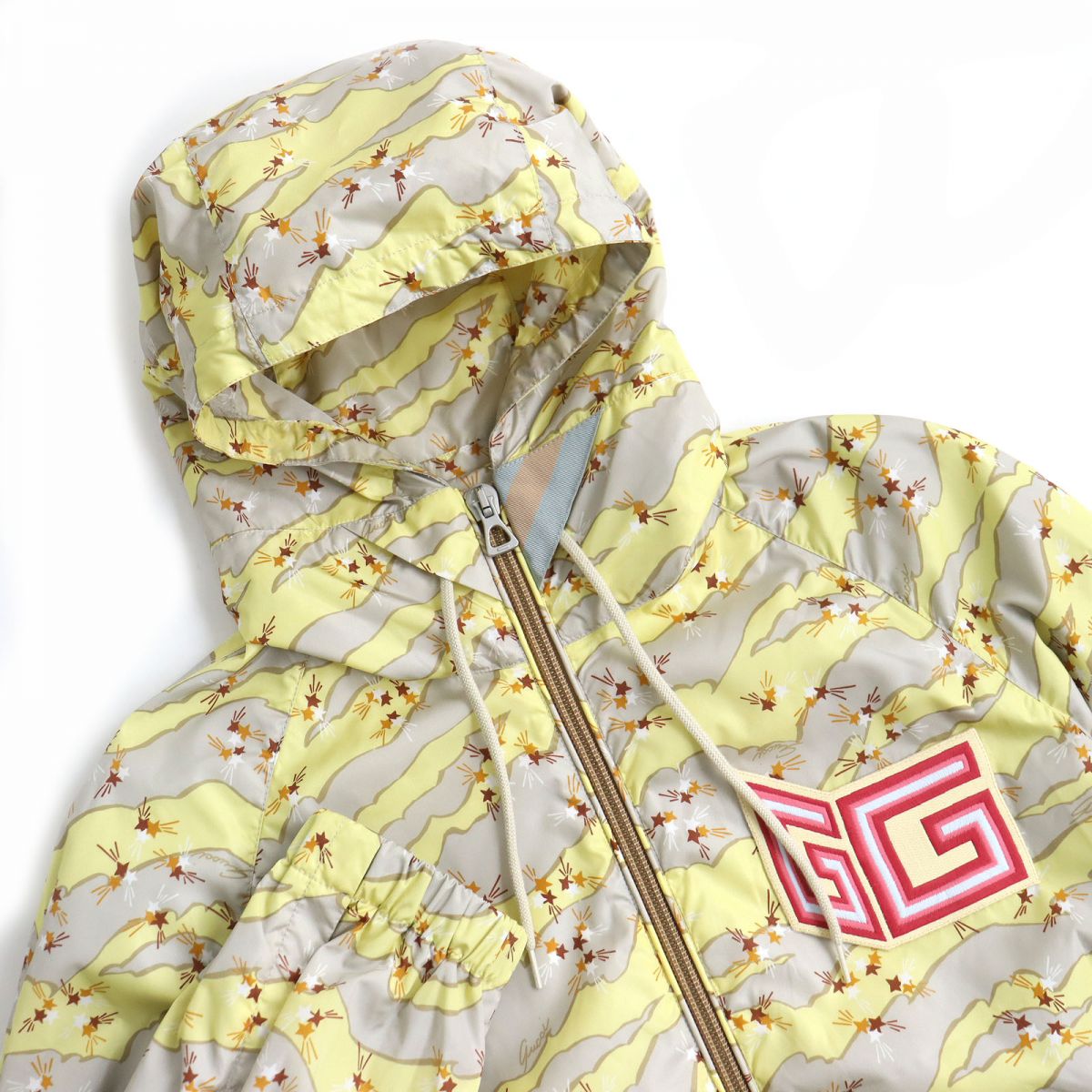 GUCCI Hoodie 703189 Main: 100% polyester Yellow x Gray type mens 46