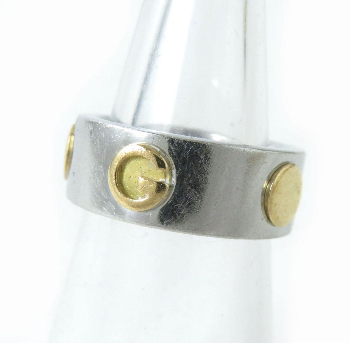 GUCCI Ring INOX (Stainless steel) Silver