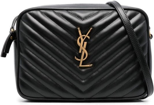 Luxury Saint Laurent Trending 2025 Women's Bag Lou in Black | Size UNICA | 761554DV707