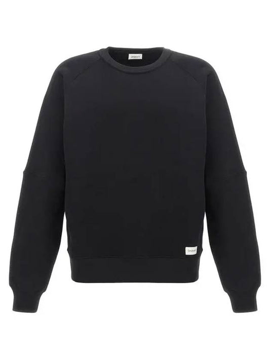 Luxury Saint Laurent Trending 2025 Cotton Sweatshirt Black
