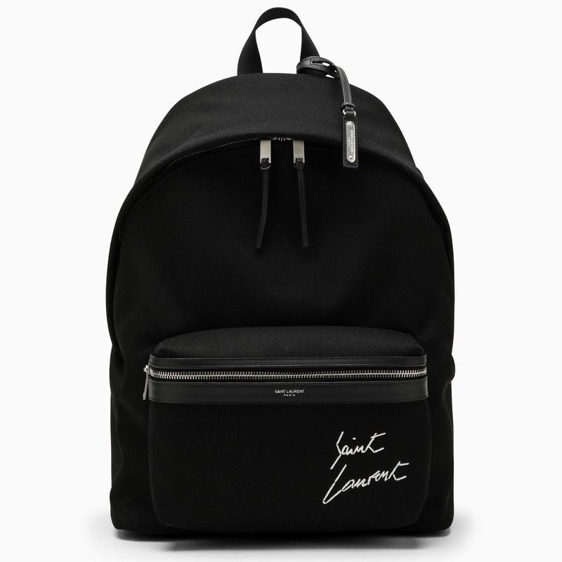Luxury Saint Laurent Trending 2025 Men's City Backpack in Black | Size UNICA | 534968FAAVV