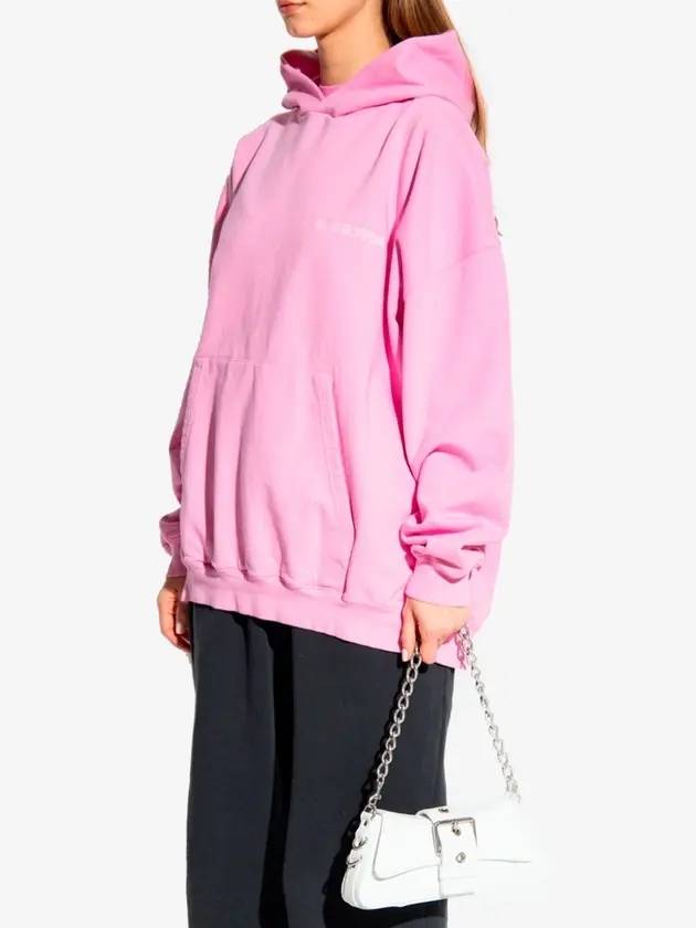 Luxury Balenciaga Trending 2025 Logo Print Hoodie Pink