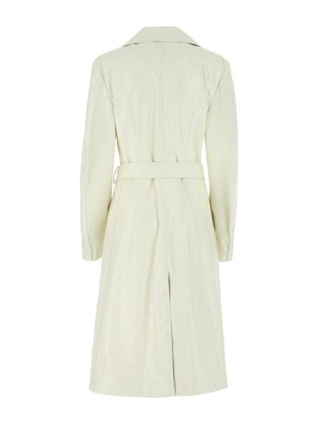Luxury Bottega Veneta Lamb Leather Single Coat Ivory