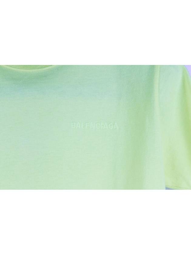 Luxury Balenciaga Trending 2025 Back logo neon short sleeve t shirt M
