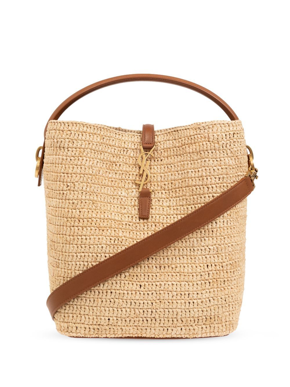 Luxury Saint Laurent Trending 2025 Women's Le 37 Hobo Medium Bag in Natbrick | 773991GAAD7