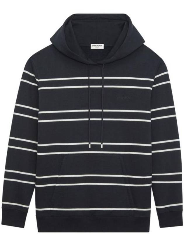 Luxury Saint Laurent Trending 2025 Stripe Hoodie Black