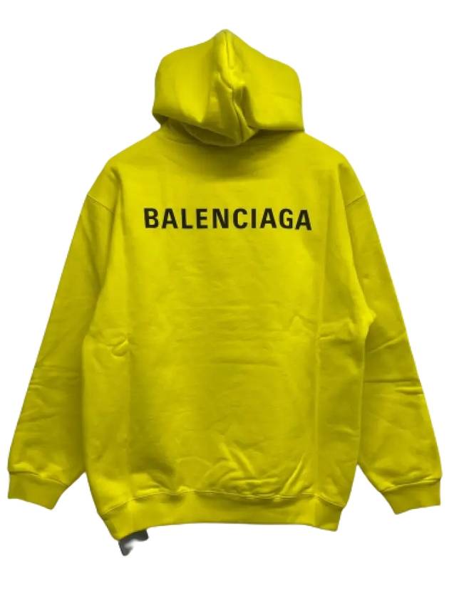 Luxury Balenciaga Trending 2025 Mini Logo Cotton Hoodie Yellow