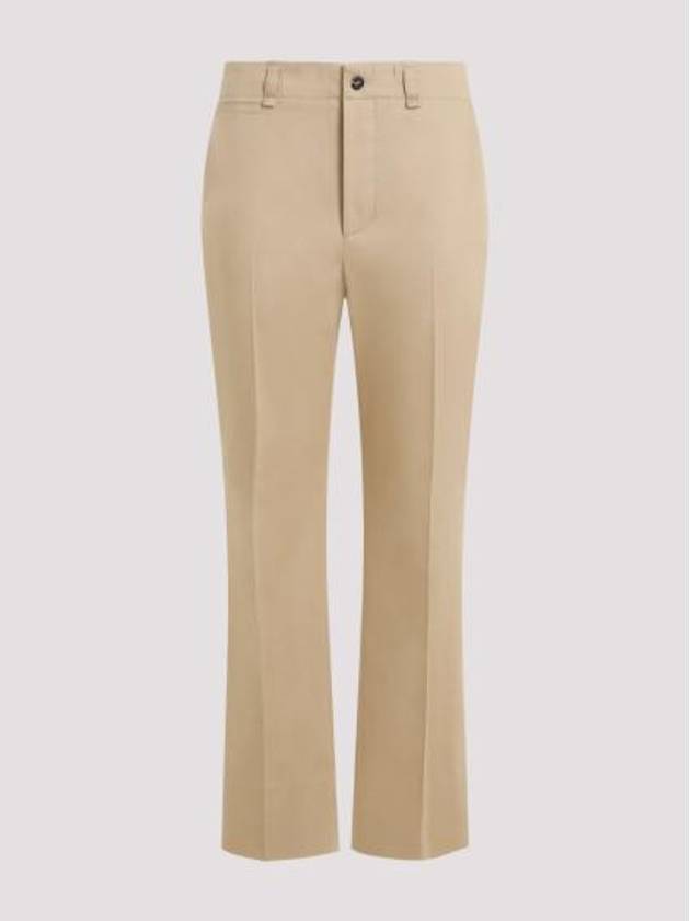Luxury Saint Laurent Trending 2025 Straight Pants 786680 Y1A62 2965 BEIGE