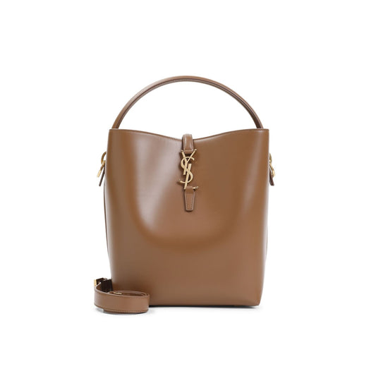 Luxury Saint Laurent Trending 2025 Women's Le 37 Leather Shoulder Bag in Brown | Size UNICA | 7428282R20W