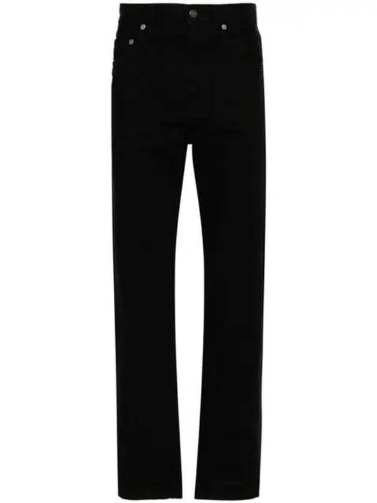 Luxury Saint Laurent Trending 2025 Denim Cotton Straight Jeans Black